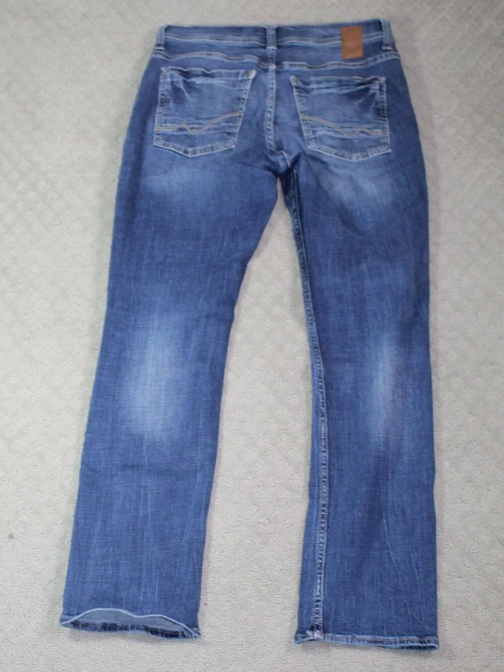 Depart West Size 30S Seeker Straight Leg Mid Rise Blue Jeans